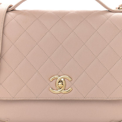 Chanel Caviar Quilted Large Business Affinity Flap Beige 9 of 18