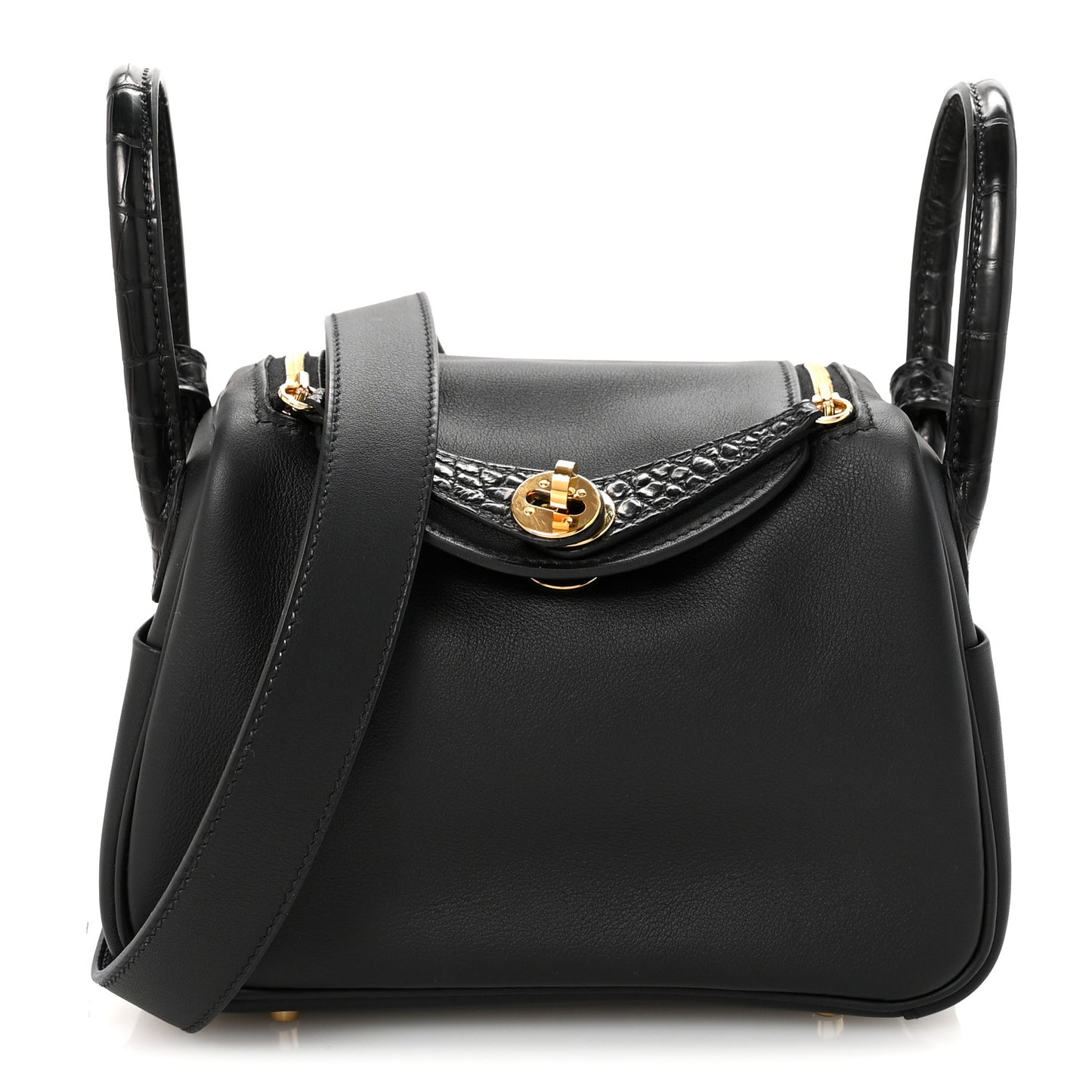 Swift Matte Alligator Mini Touch Lindy 20 Black