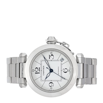 Cartier Stainless Steel 35mm Pasha C Automatic Watch 2 of 4