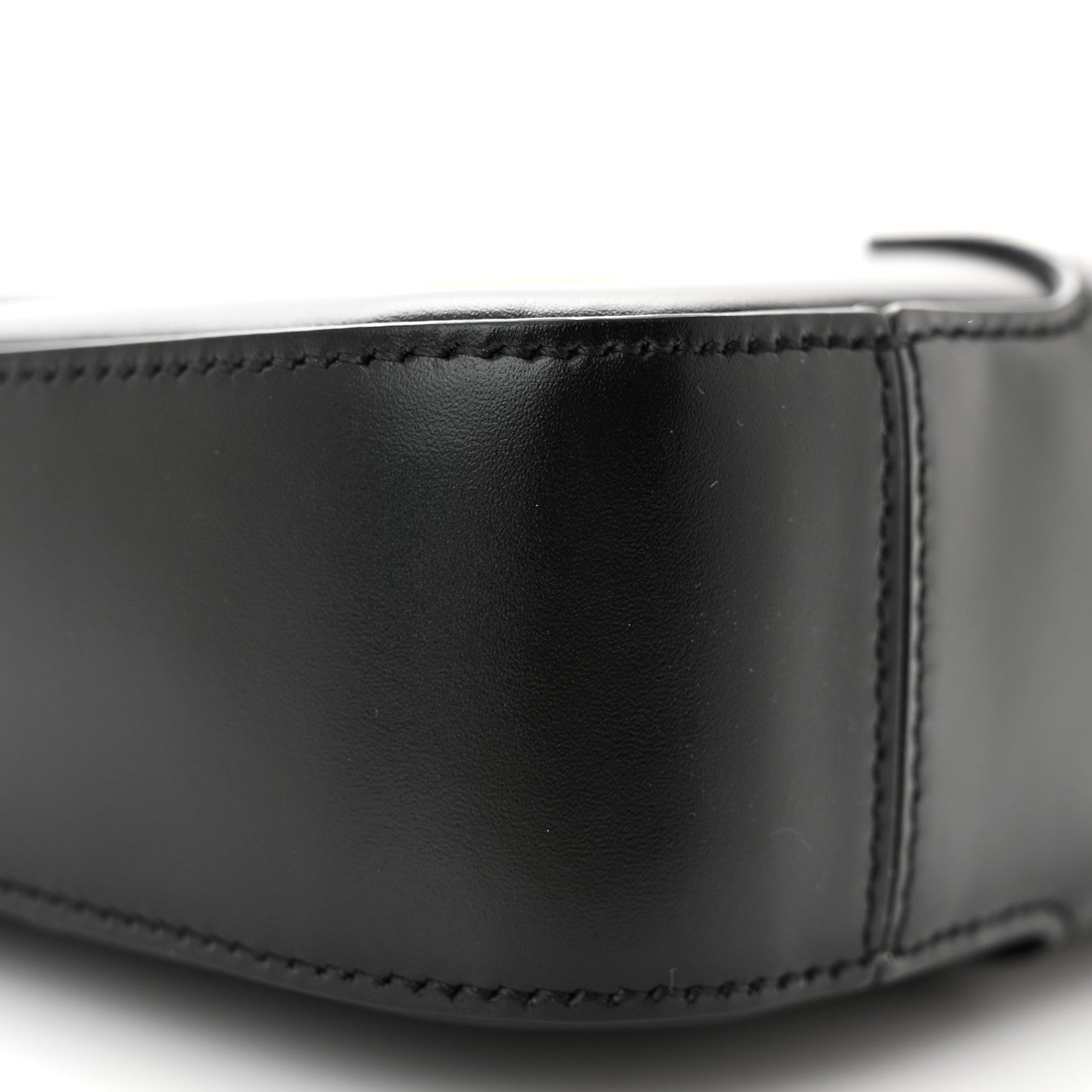 Burberry Smooth Calfskin TB Shoulder Bag Black 9 of 10