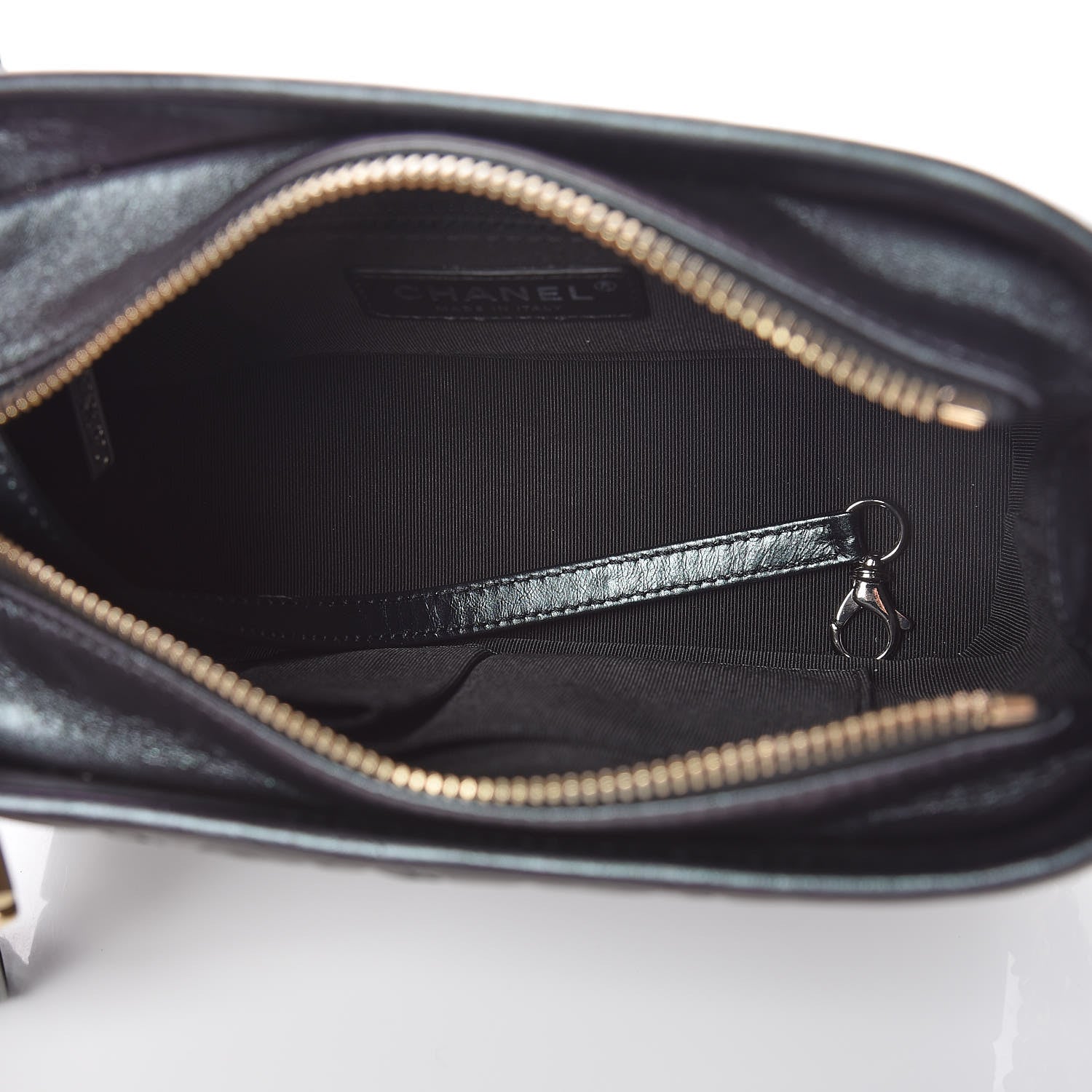 Chanel Aged Calfskin Quilted Small Gabrielle Hobo Black 7 of 10