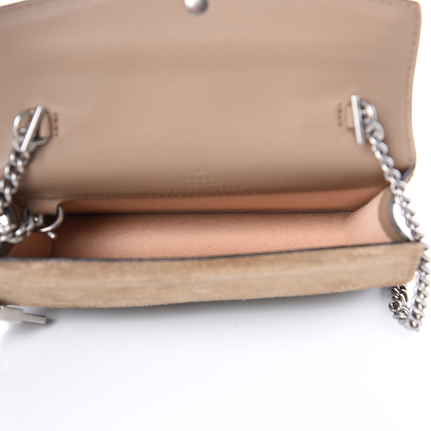 GG Supreme Monogram Super Mini Dionysus Shoulder Bag Taupe