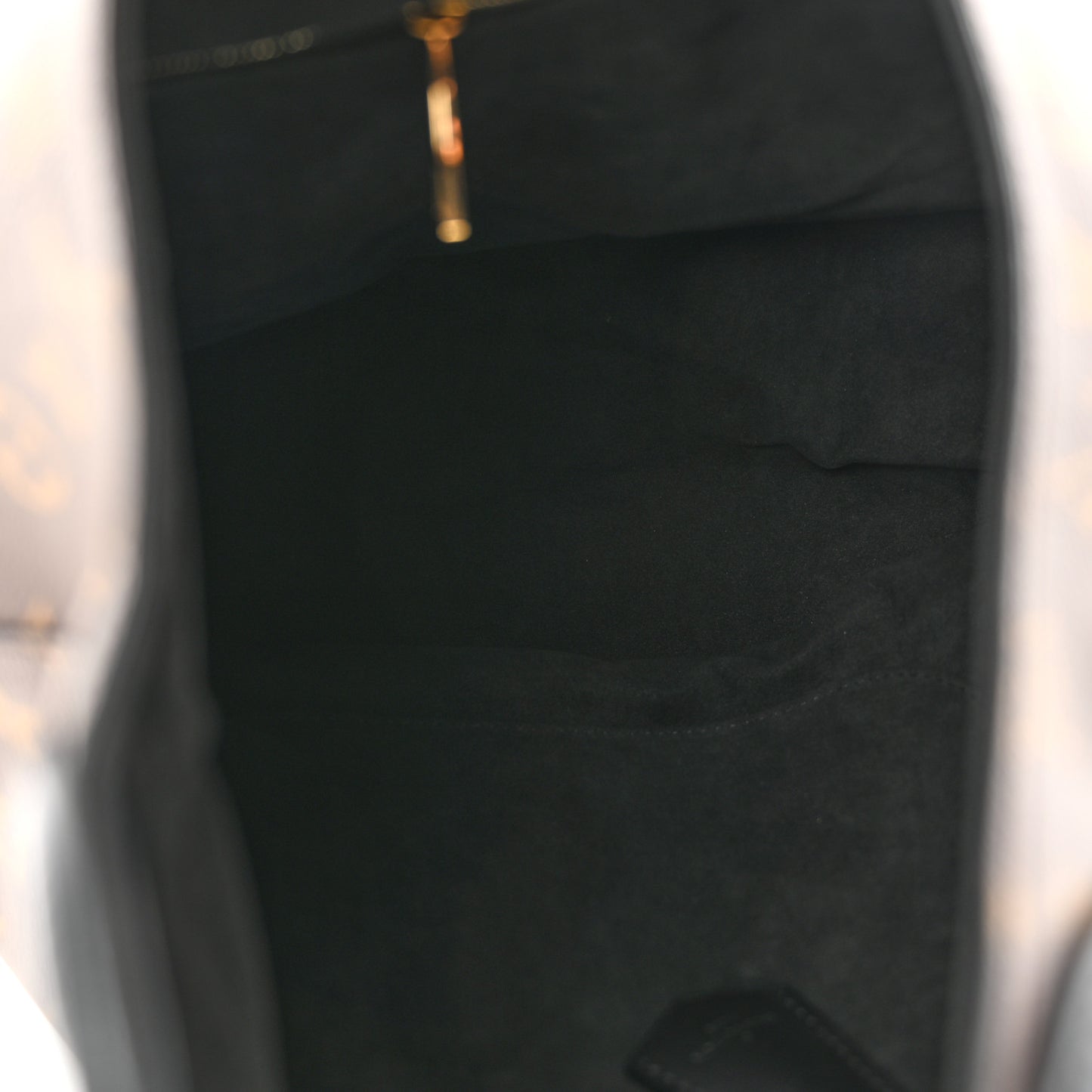 Monogram Flower Hobo Black