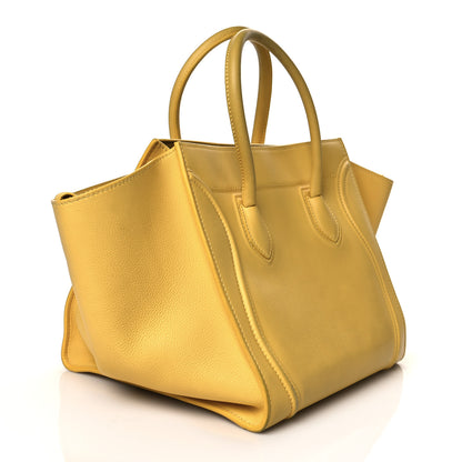 Celine Grained Calfskin Medium Phantom Luggage Yellow 3 of 18