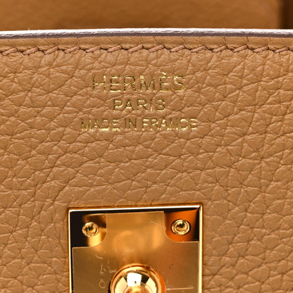 Hermes Togo Birkin 25 Biscuit 6 of 11