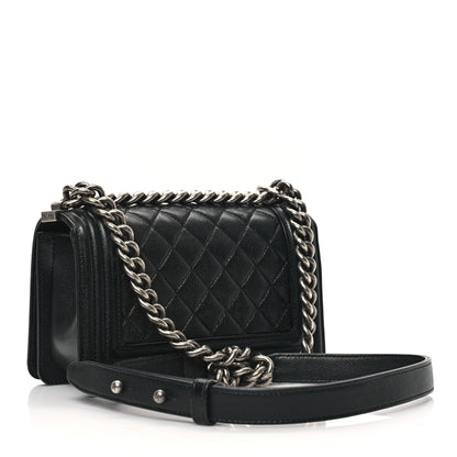 Chanel Caviar Quilted Small Boy Flap Black 2 of 12