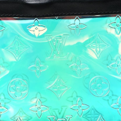 Louis Vuitton Calfskin PVC Monogram Solar Ray Soft Trunk Iridescent Prism Black 7 of 10