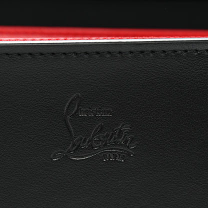 Christian Louboutin Calfskin Spikes Empire Paloma Clutch Black 6 of 10