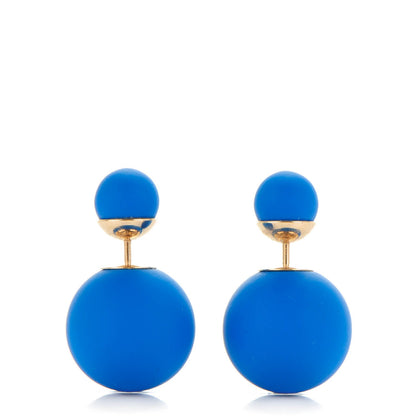 Christian Dior Mise En Dior Tribal Earrings Blue 1 of 6