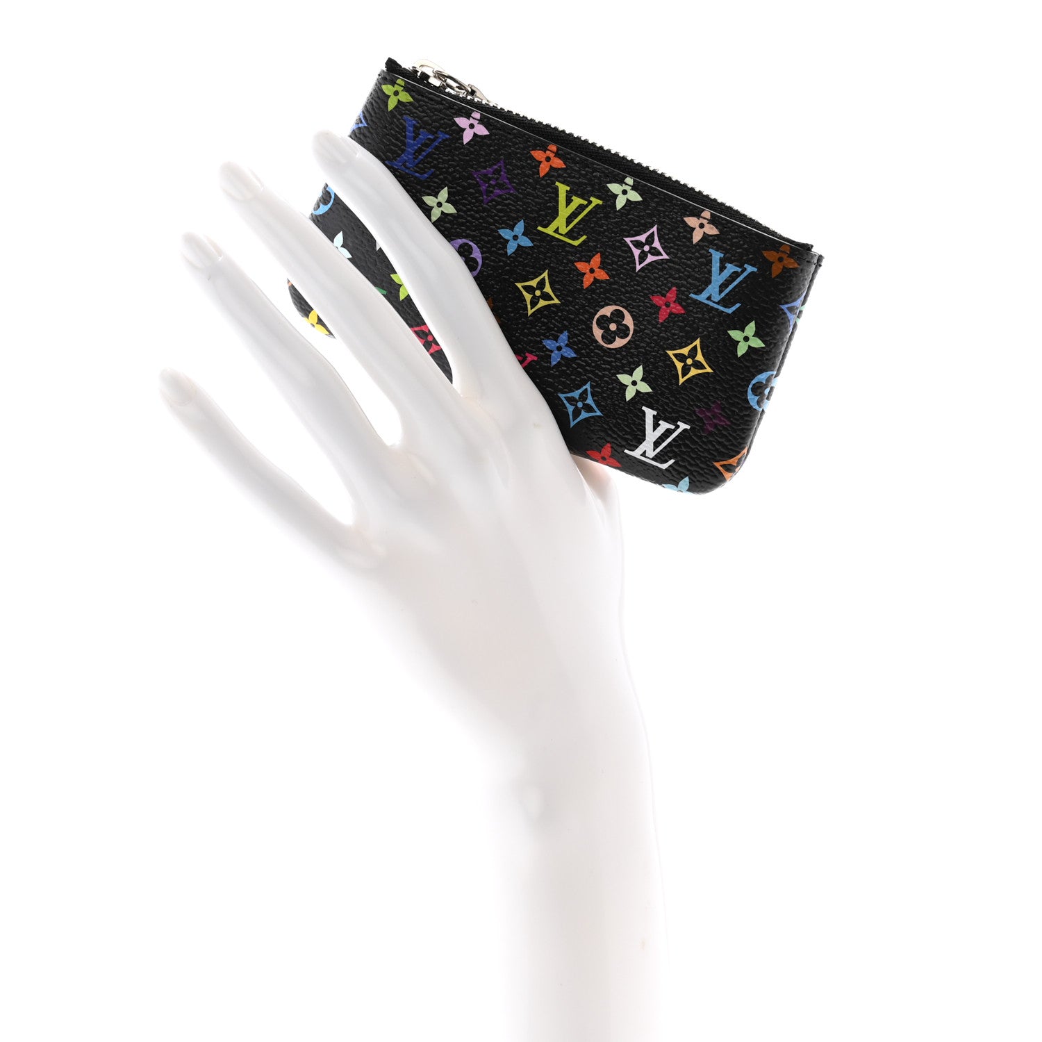 Louis Vuitton LV X TM Monogram Multicolor Key Pouch Black 2 of 7