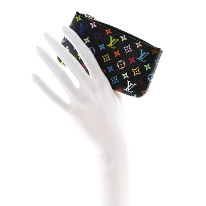 Louis Vuitton LV X TM Monogram Multicolor Key Pouch Black 2 of 7