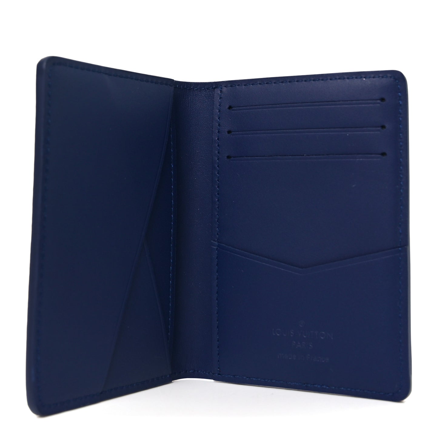 Cowhide Monogram Bandana Pocket Organizer Blue