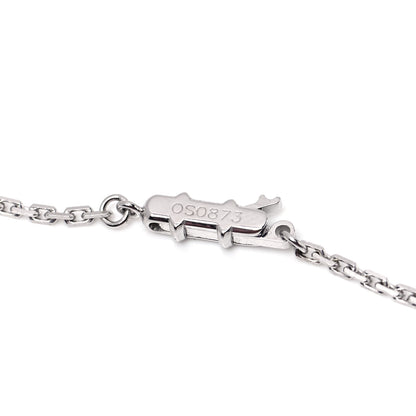 Cartier 18K White Gold Diamond LOVE Drop Necklace 4 of 5
