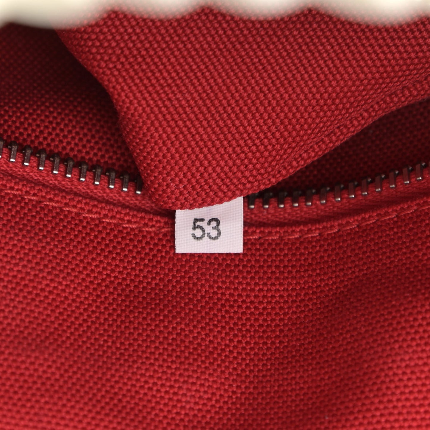 Polyurethane Calfskin Woven Tri-Color Bucket Bag Red Cream Pink