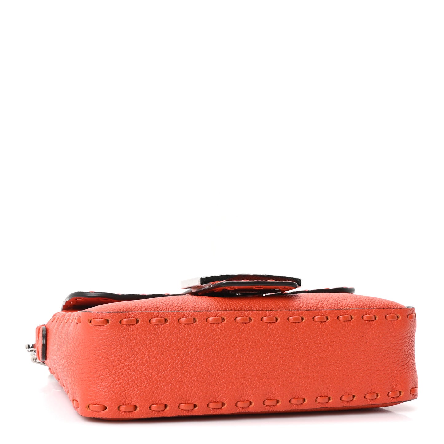 Cuoio Roma Sellerissima Nappa Sintetica Tape Stitch Mini Baguette Fox