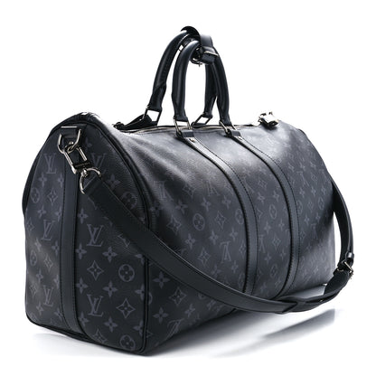 Louis Vuitton Monogram Eclipse Keepall Bandouliere 45 3 of 11