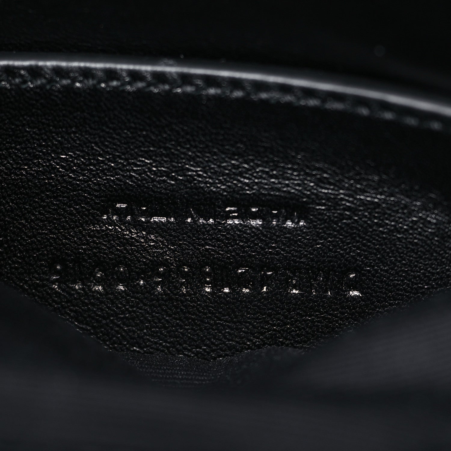 Saint Laurent Calfskin Crocodile Embossed Large College Monogram Satchel Black 8 of 11