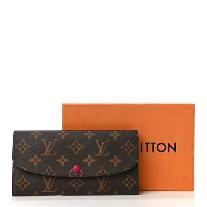Louis Vuitton Monogram Emilie Wallet Fuchsia 13 of 13
