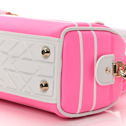 Christian Dior Calfskin Micro Dior Vibe Zip Bowling Bag Pink Multicolor 10 of 10