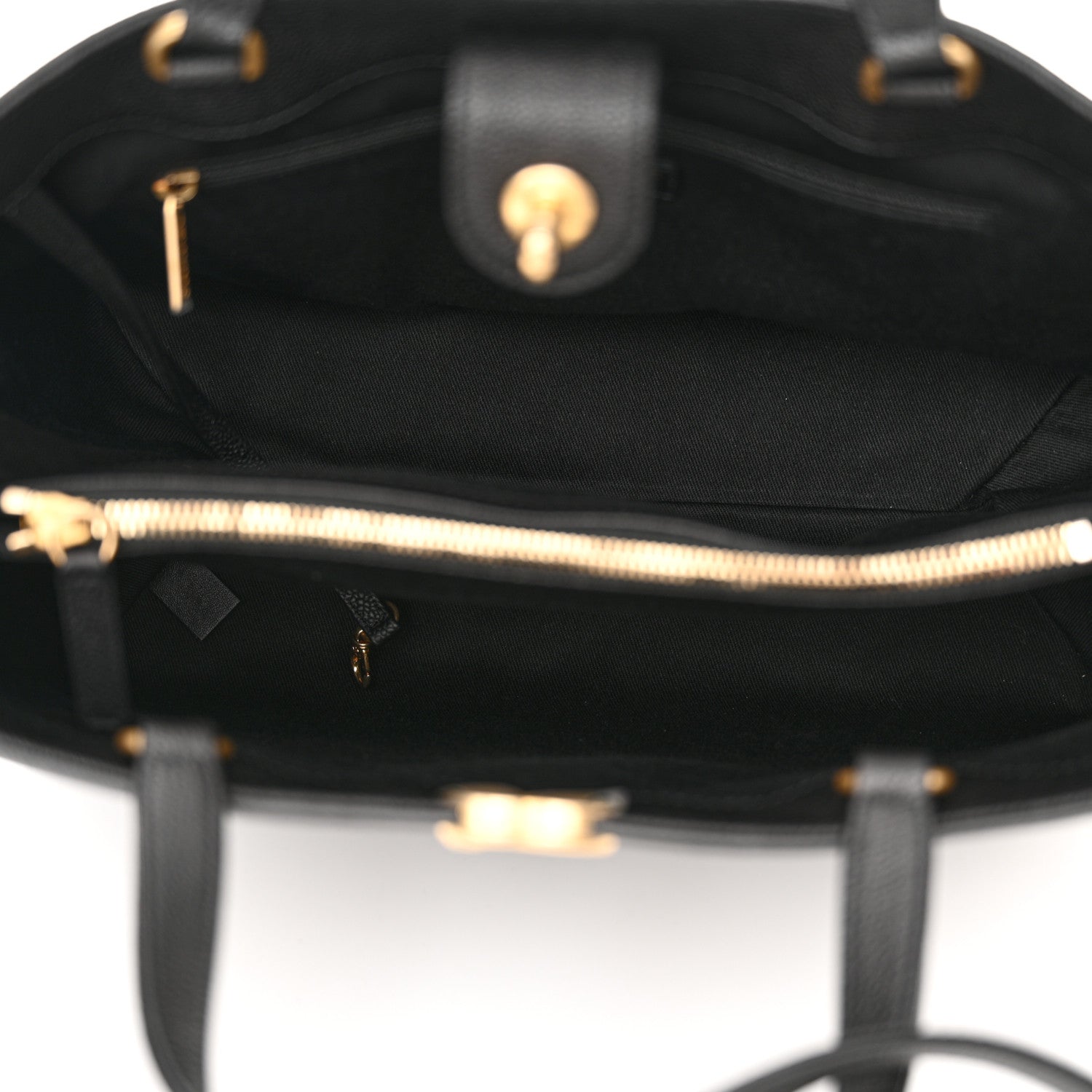 Chanel Caviar Stitched Large Shopping Tote Bag Black 5 of 10