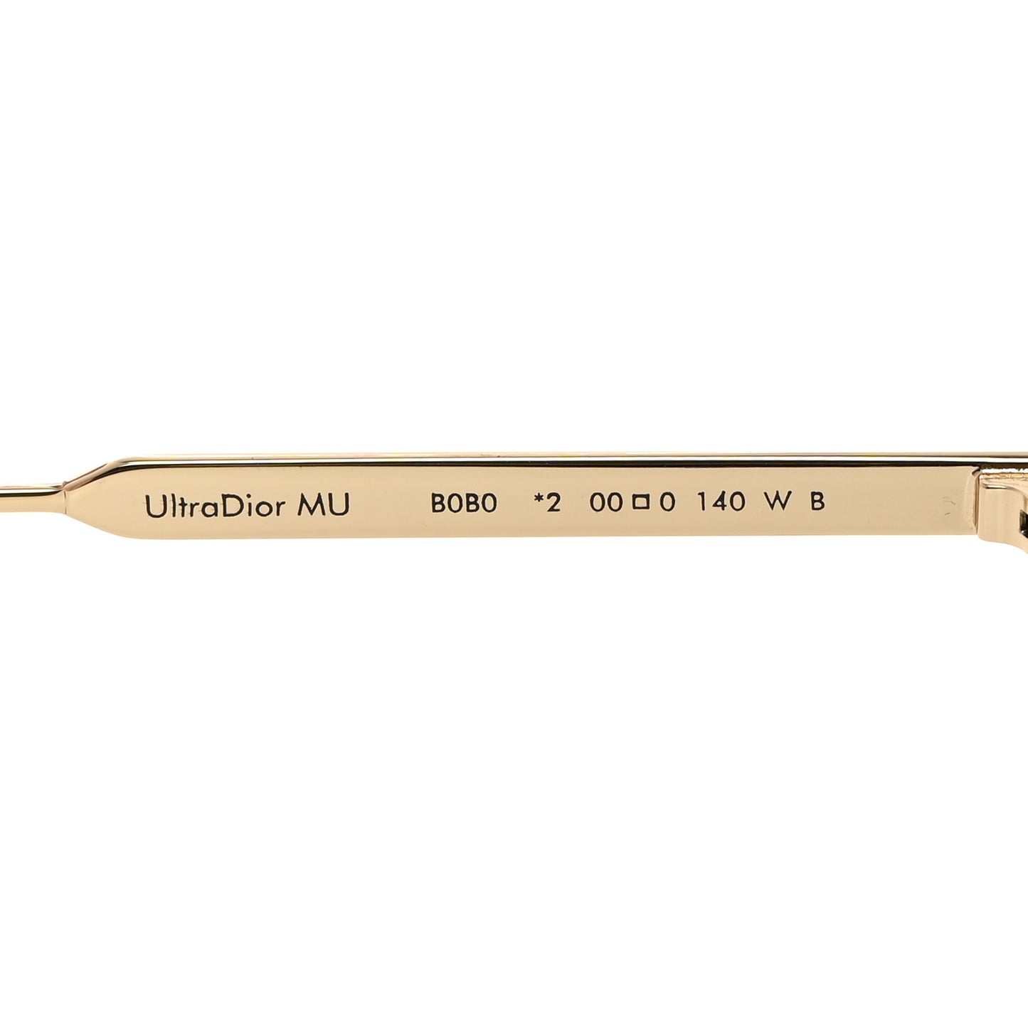 UltraDior Mask Sunglasses Gold Blue