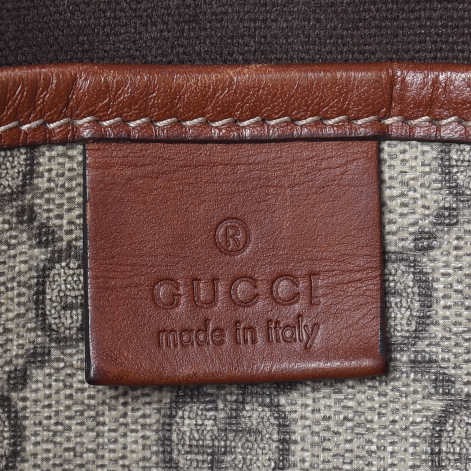 Gucci GG Plus Monogram Medium Signature Web Loop Tote Brown 6 of 8