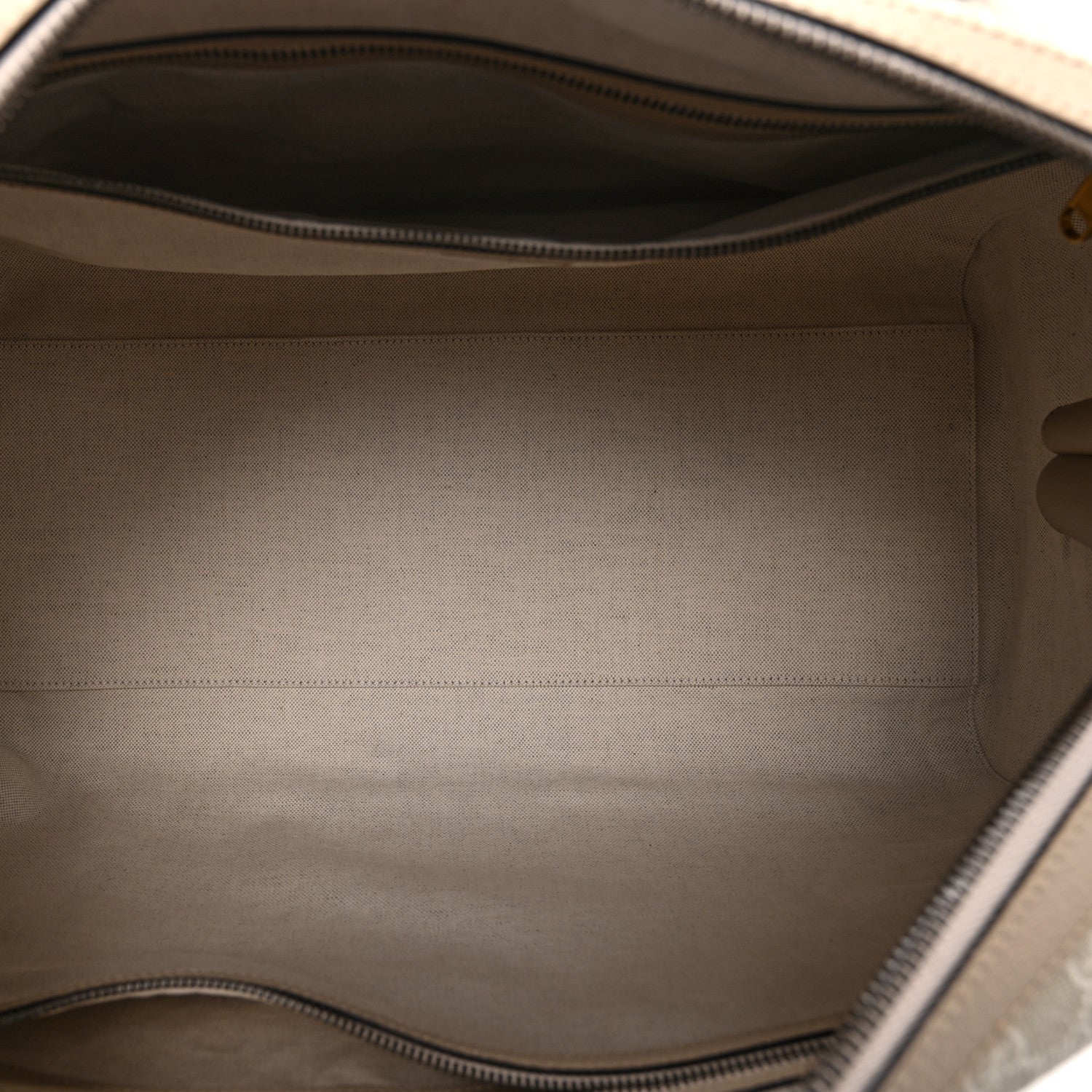 Gucci GG Supreme Monogram Textured Dollar Calfskin Web Medium Savoy Duffle Bag Beige Mystic White Oatmeal 4 of 10