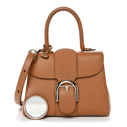 Delvaux Grained Calfskin Mini Brillant Satchel Natural 3 of 12
