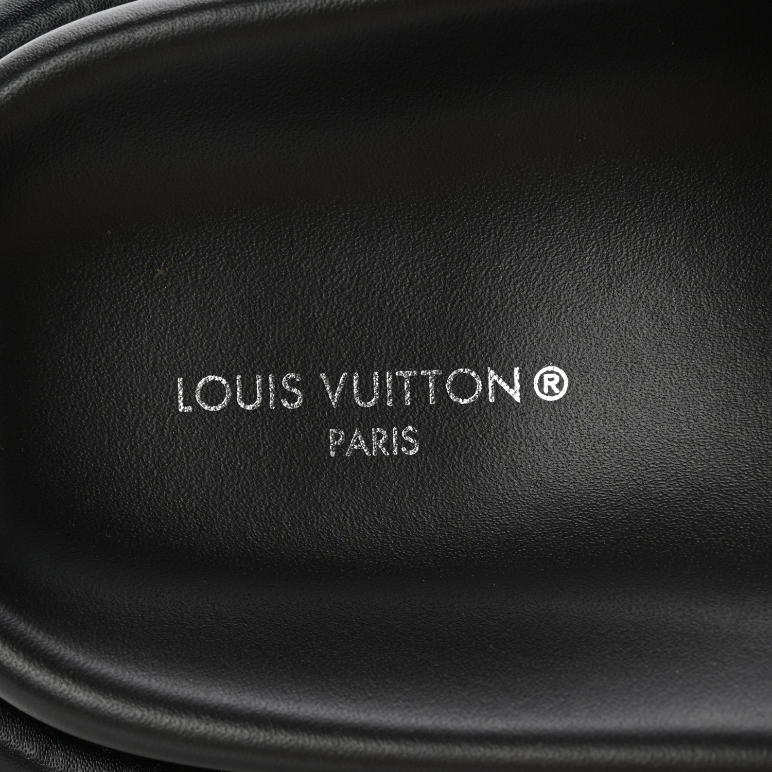 Louis Vuitton Nylon Monogram Womens Pool Pillow Comfort Mules 38 Black 8 of 9