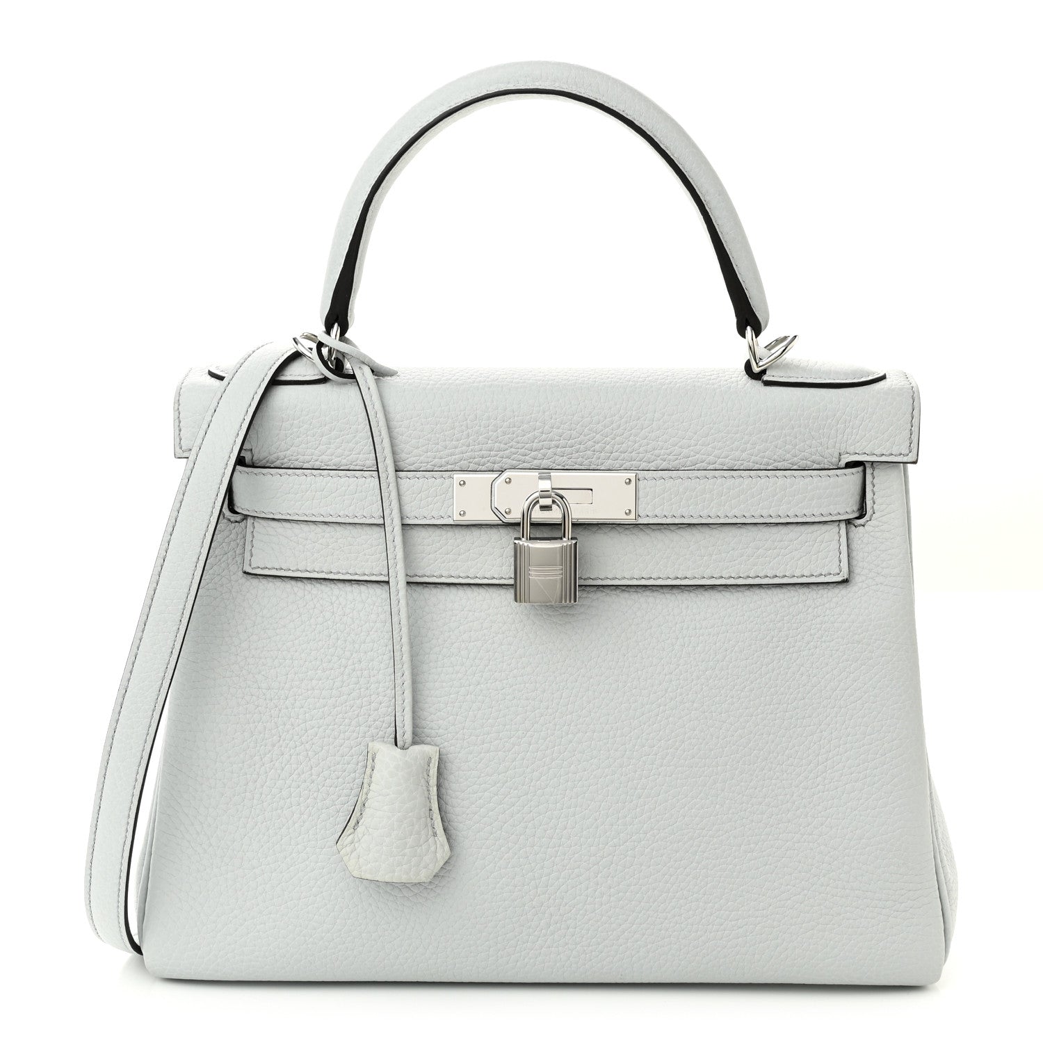 Hermes Togo Kelly Retourne 28 Bleu Pale 1 of 10