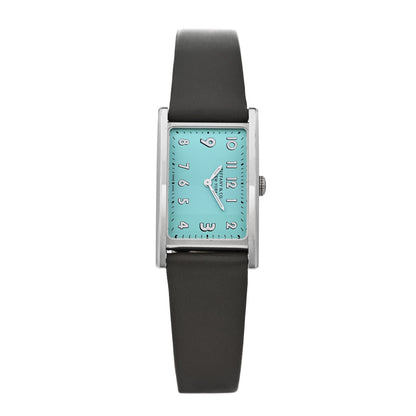 Tiffany Stainless Steel Calfskin 22mm East West Quartz Watch Tiffany Blue 1 of 5