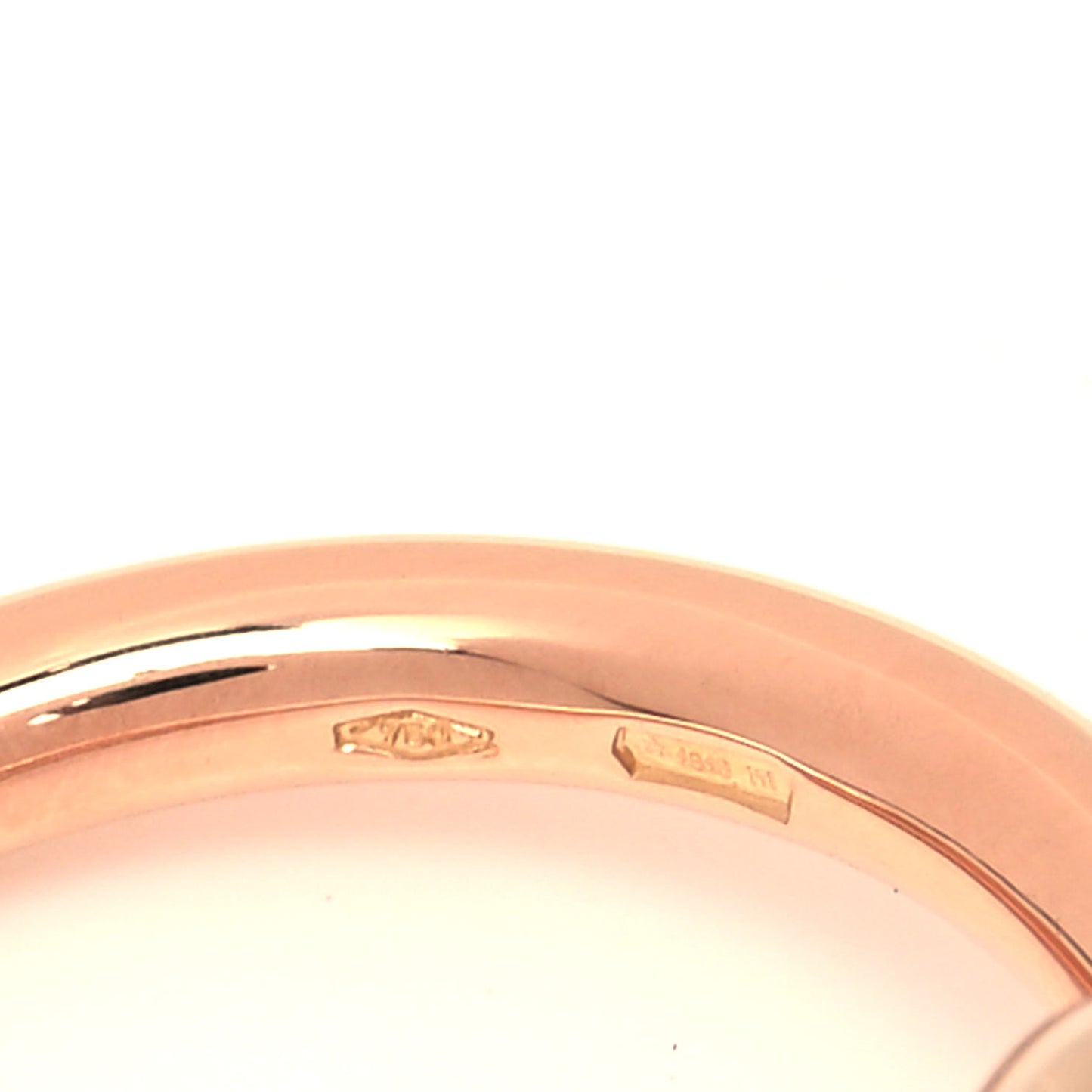 18K Rose Gold London Blue Topaz Classic Nudo Ring 56 7.5