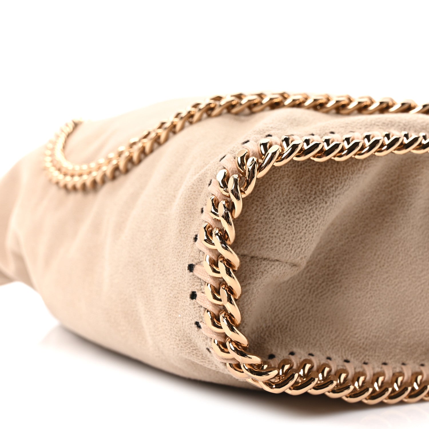 Stella McCartney Shaggy Deer Falabella Fold Over Tote Taupe 10 of 10