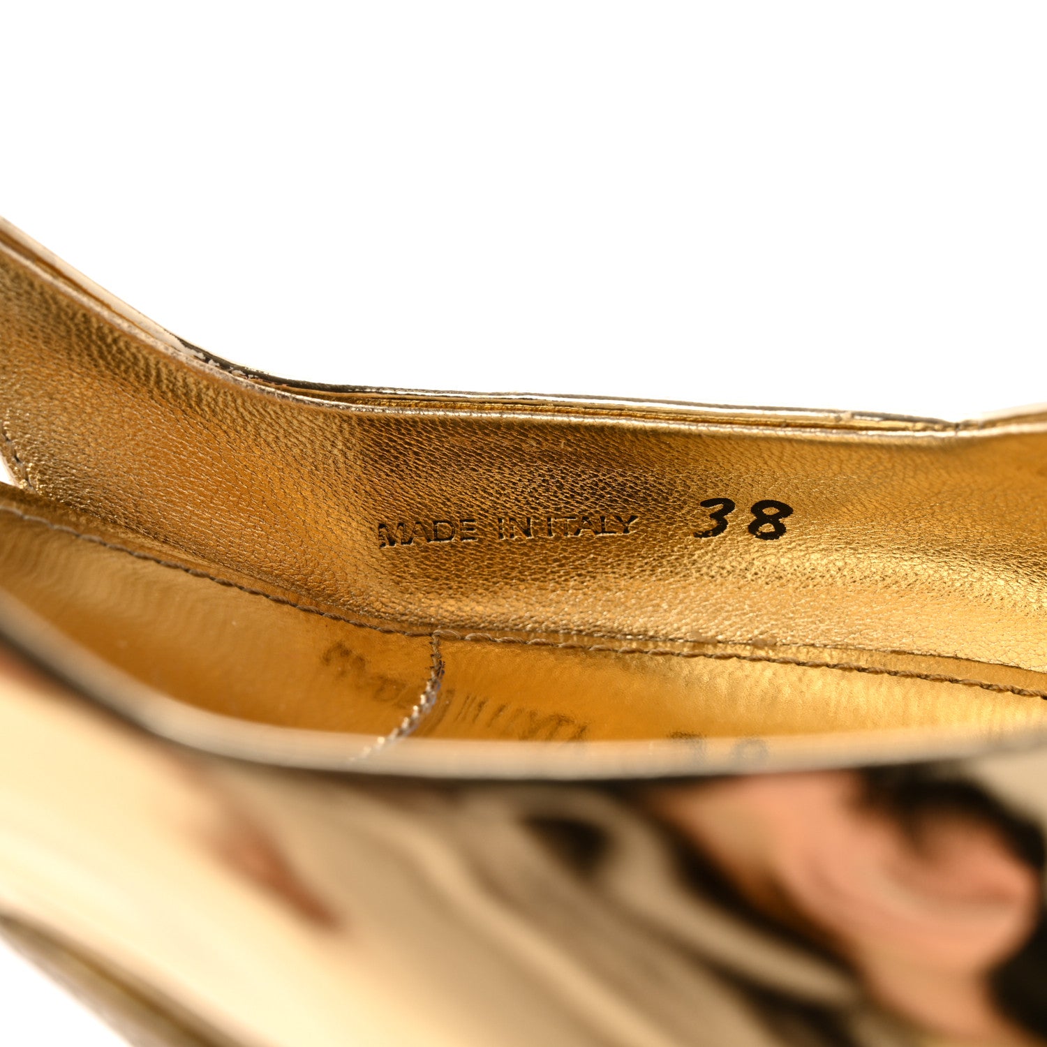 Prada Spazzolato Triangle Logo Pointed Toe 45mm Slingback Pumps 38 Platino 10 of 12