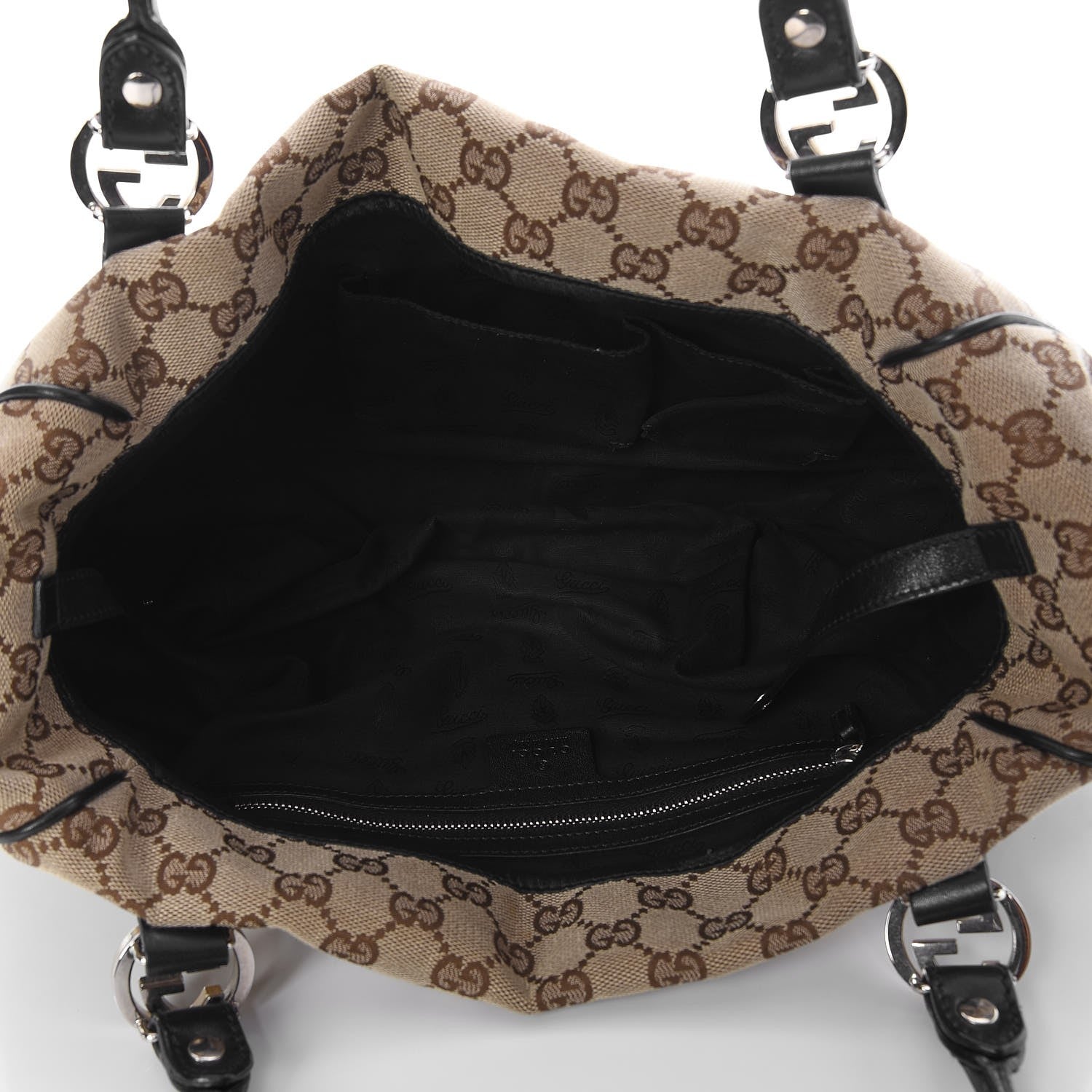 Gucci Monogram Medium GG Twins Tote Brown 5 of 7