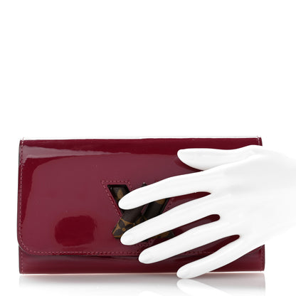 Louis Vuitton Patent Monogram Twist Wallet Magenta 2 of 7