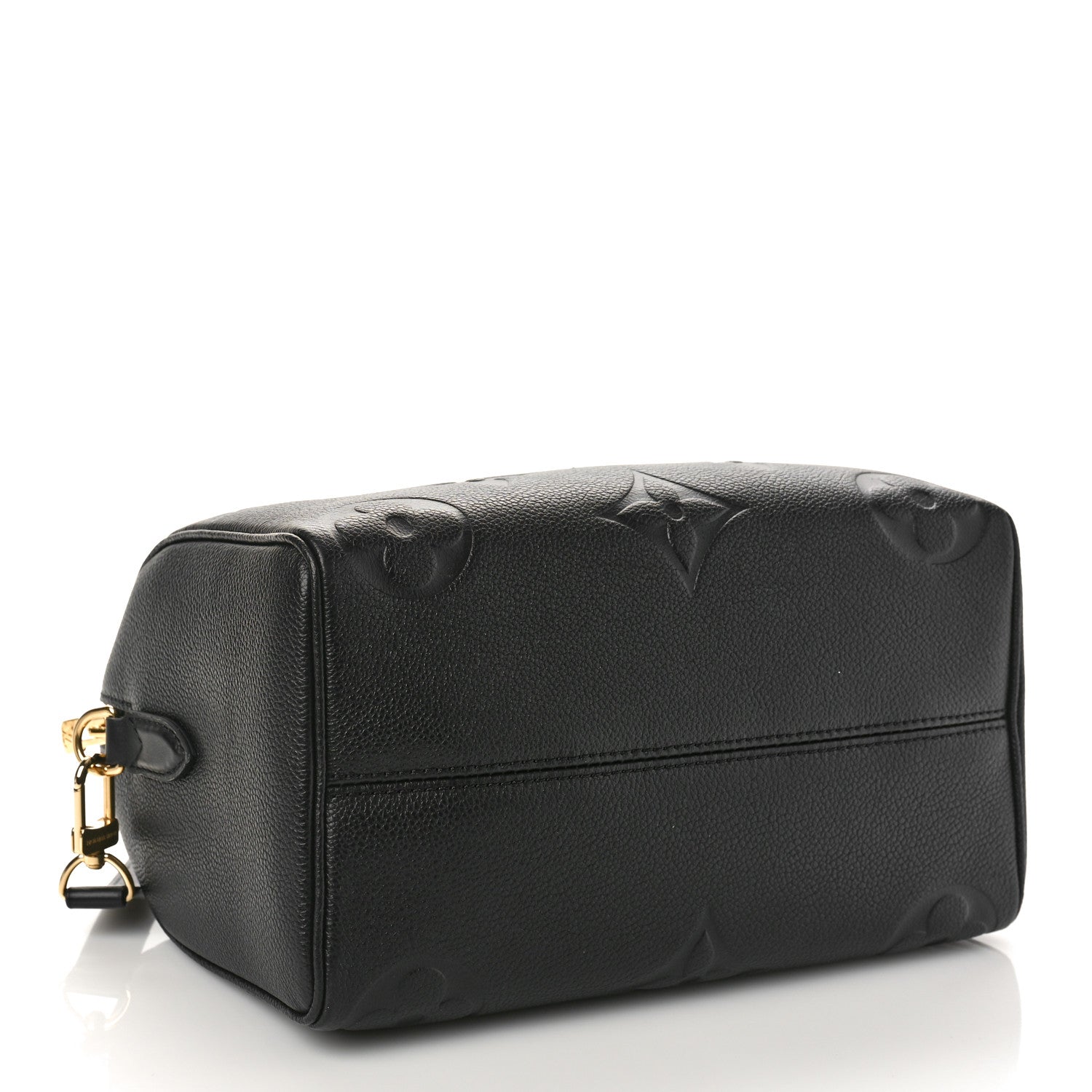 Louis Vuitton Empreinte Monogram Giant Speedy Bandouliere 25 Black 4 of 9