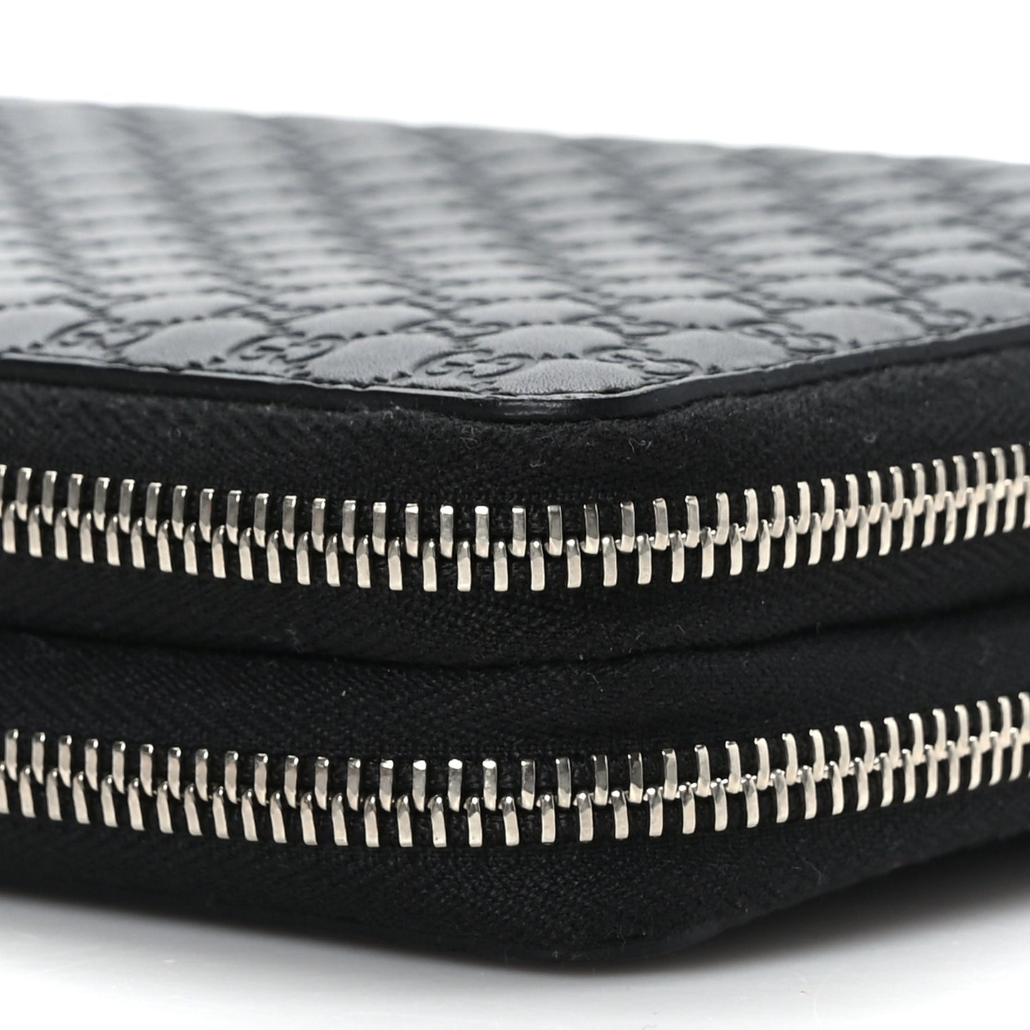Microguccissima Zip Around Top Handle Travel Wallet Testa di Moro