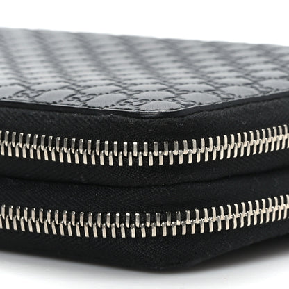 Gucci Microguccissima Zip Around Top Handle Travel Wallet Testa di Moro 9 of 10