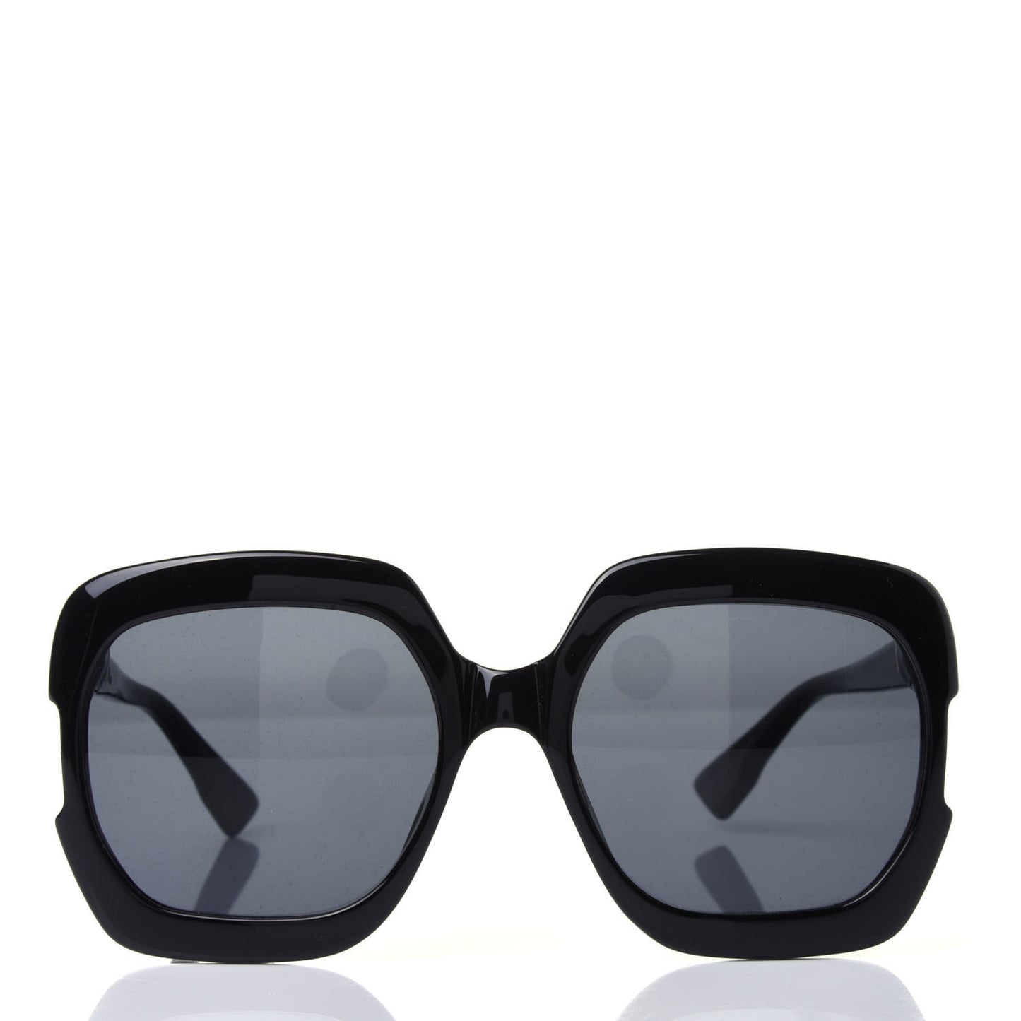 Square Gaia Sunglasses Black