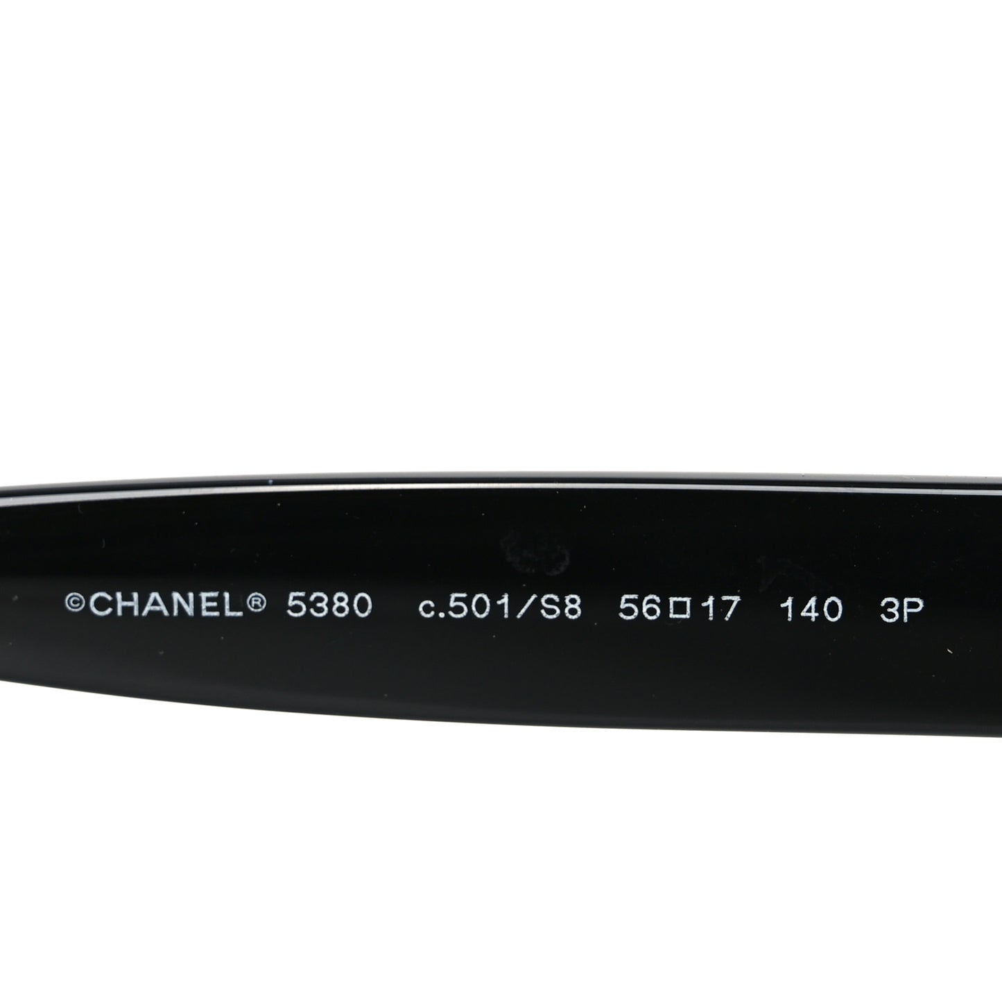 Acetate Polarized Square CC Sunglasses 5380  Black