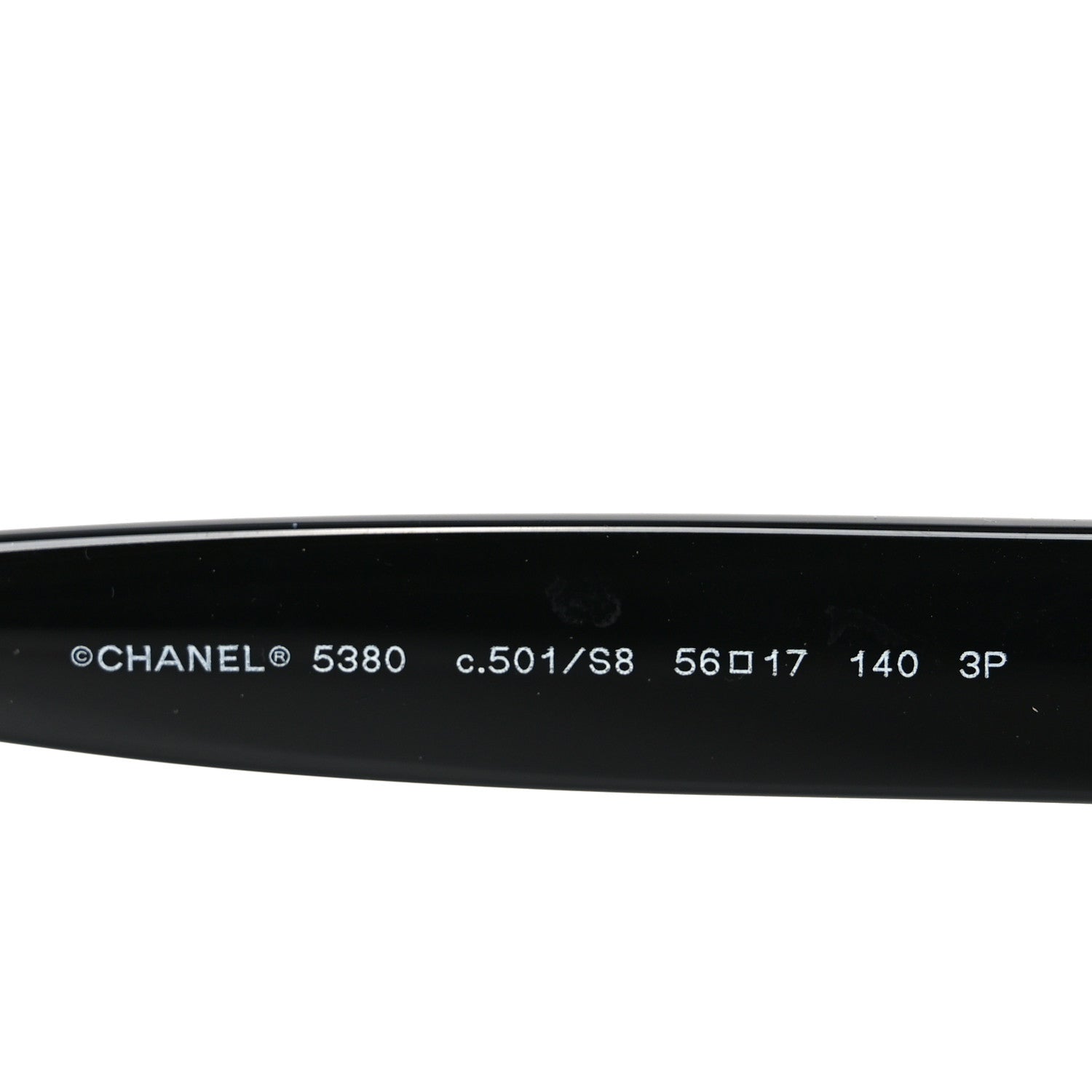 Chanel Acetate Polarized Square CC Sunglasses 5380  Black 5 of 7
