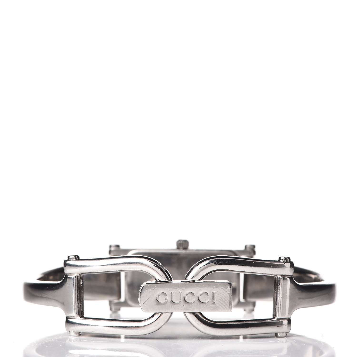 Gucci Stainless Steel 12mm 1500L Horsebit Quartz Watch Black 4 of 6