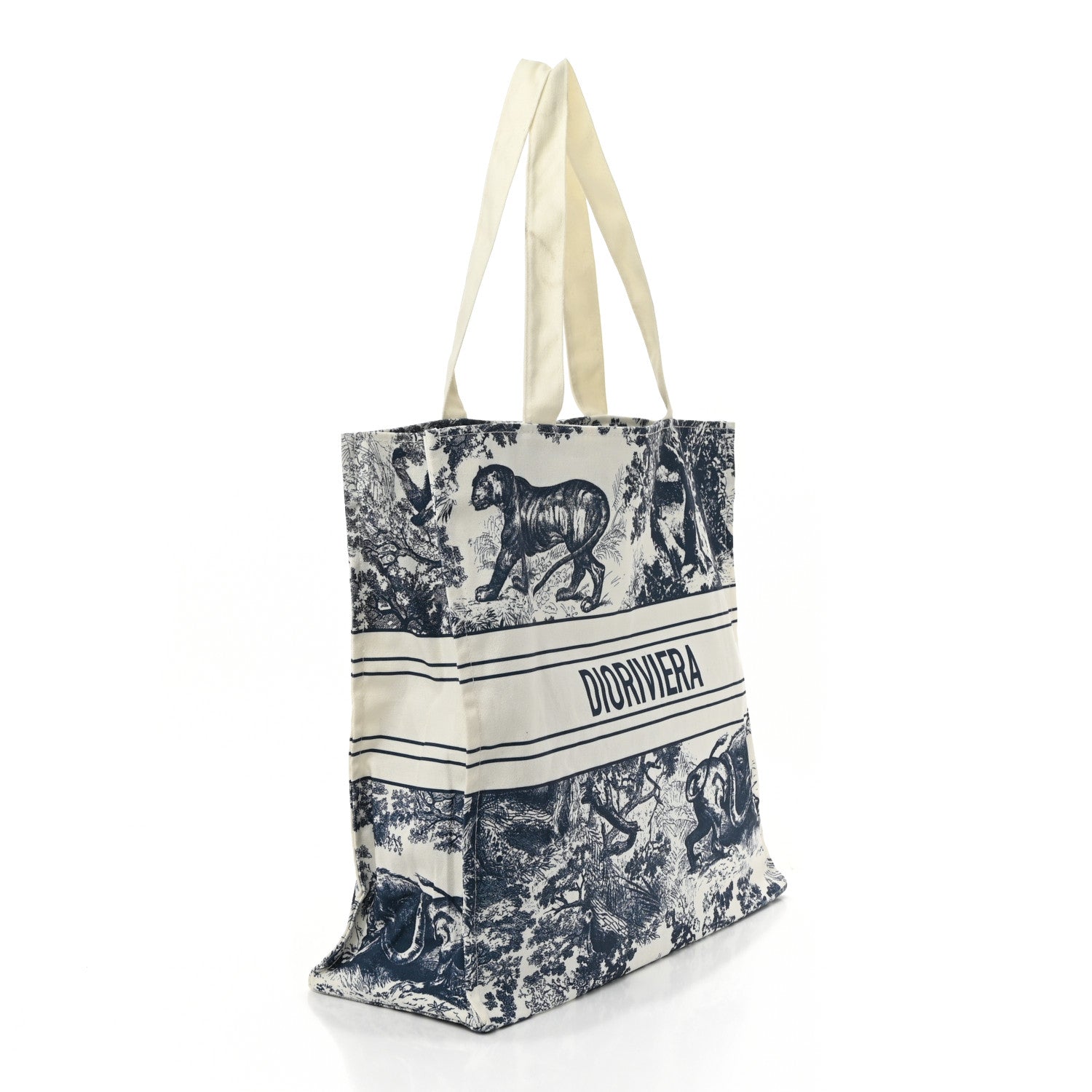 Christian Dior Canvas Dioriviera Tote 3 of 9