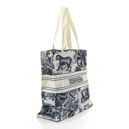 Christian Dior Canvas Dioriviera Tote 3 of 9