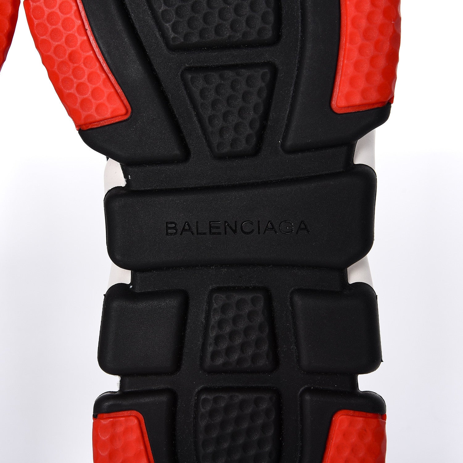Balenciaga Neoprene Knit Womens Speed Sneakers 40 Black White Red 6 of 6