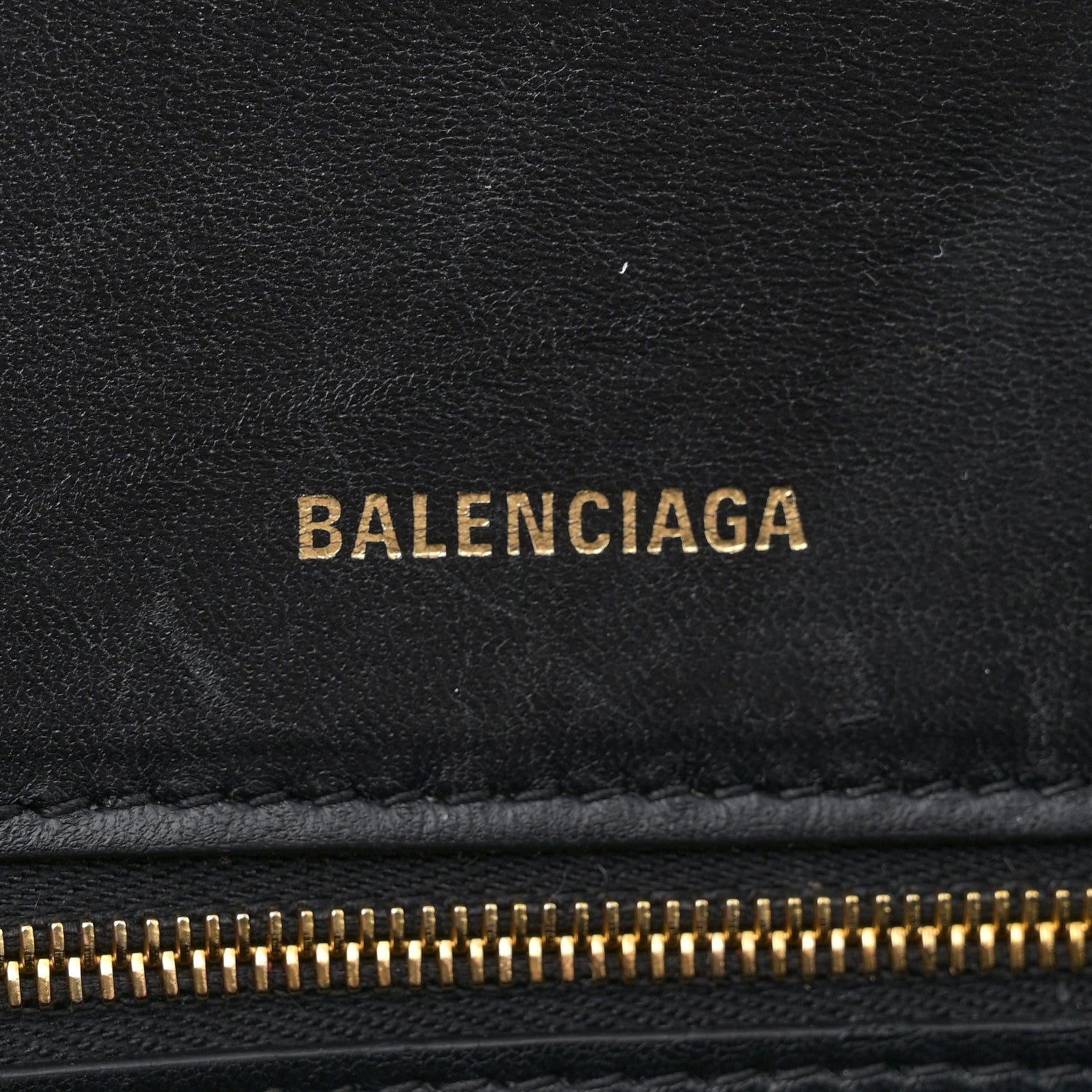 Balenciaga Shiny Box Calfskin Small Hourglass Top Handle Bag Black 6 of 13