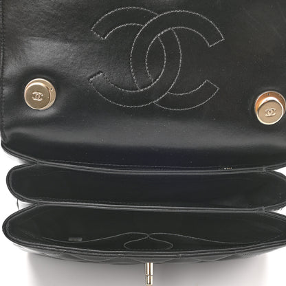 Chanel Lambskin Quilted Small Trendy CC Dual Handle Flap Bag Black 6 of 12
