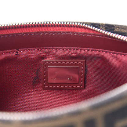 Fendi Zucca Pochette Tobacco Red 8 of 11
