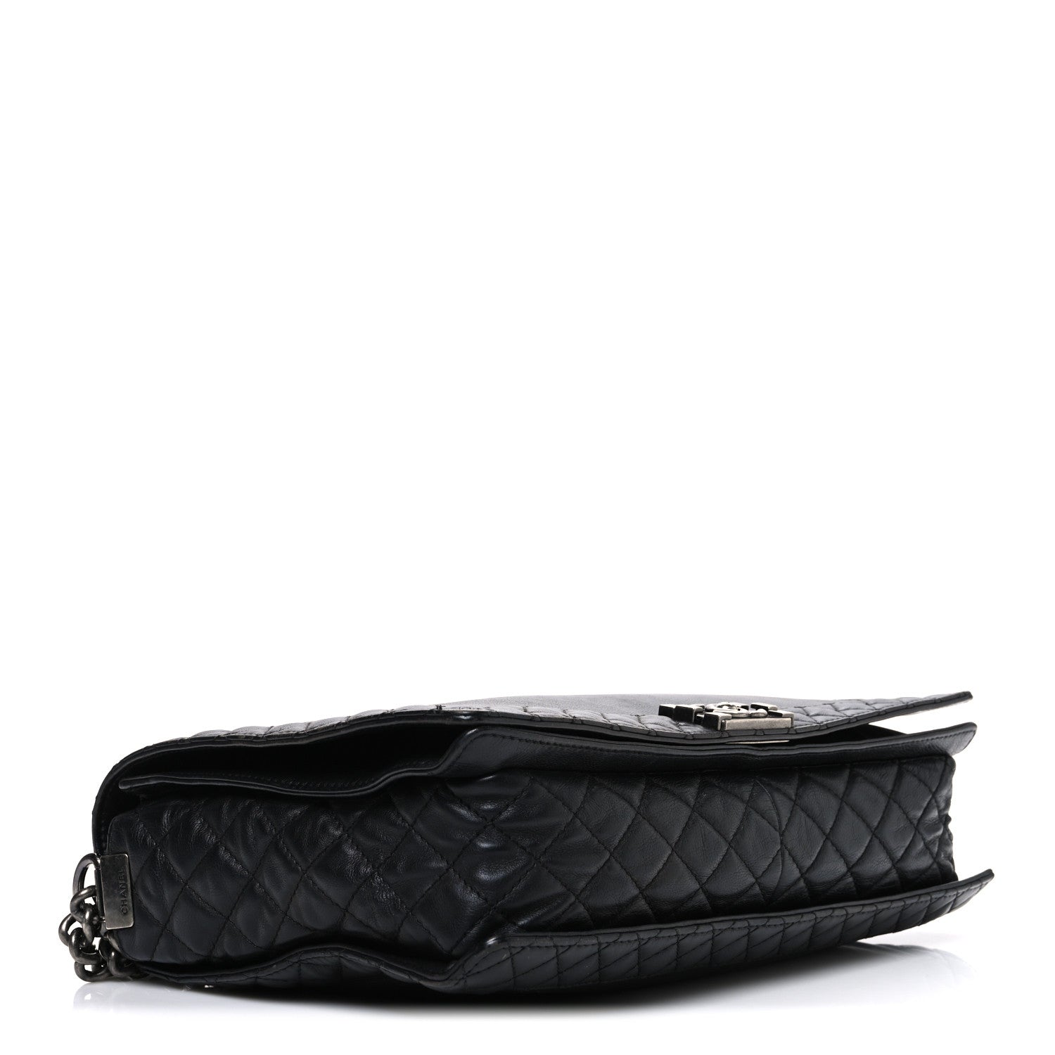 Chanel Calfskin Large Boy Reverso Flap Black 4 of 10
